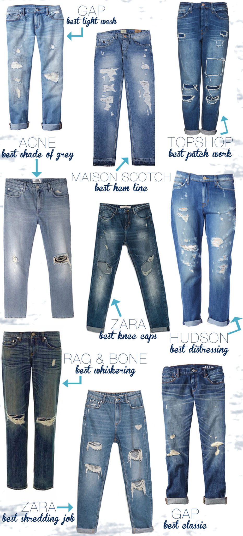 gap distressed jeans