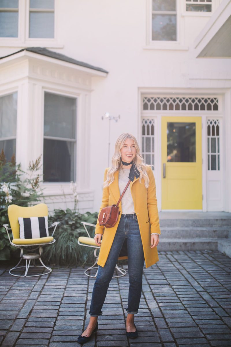 What to wear clearance with a mustard coat