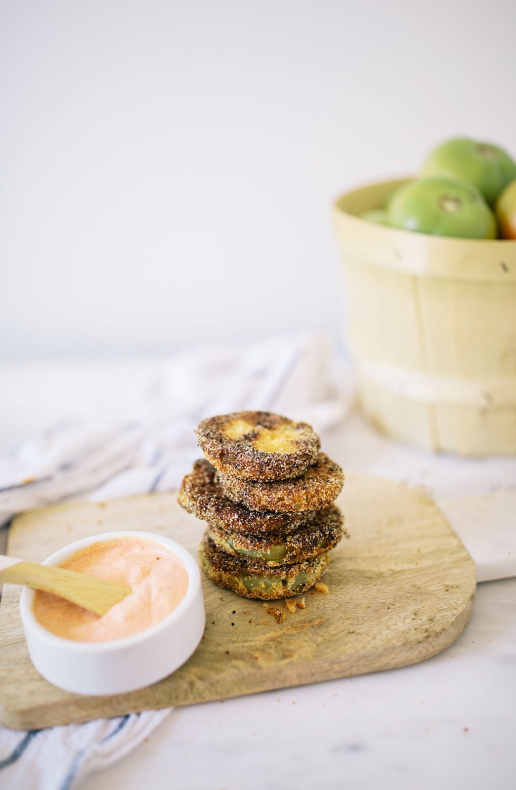 Bacon, Lettuce and Fried Green Tomato Sandwich The Blondielocks