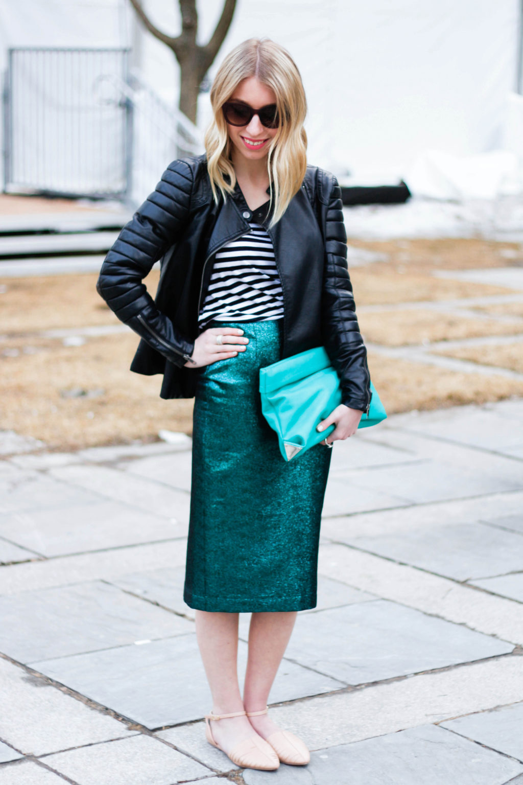 What I Wore to WMCFW: Day 5 Green on Green | The Blondielocks | Life ...