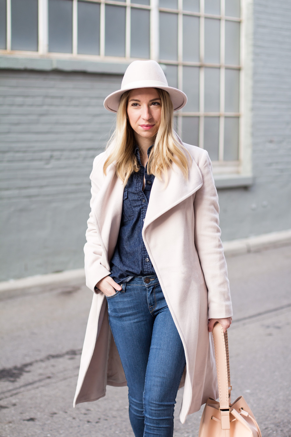 Pink Wrap Coat | The Blondielocks | Life + Style