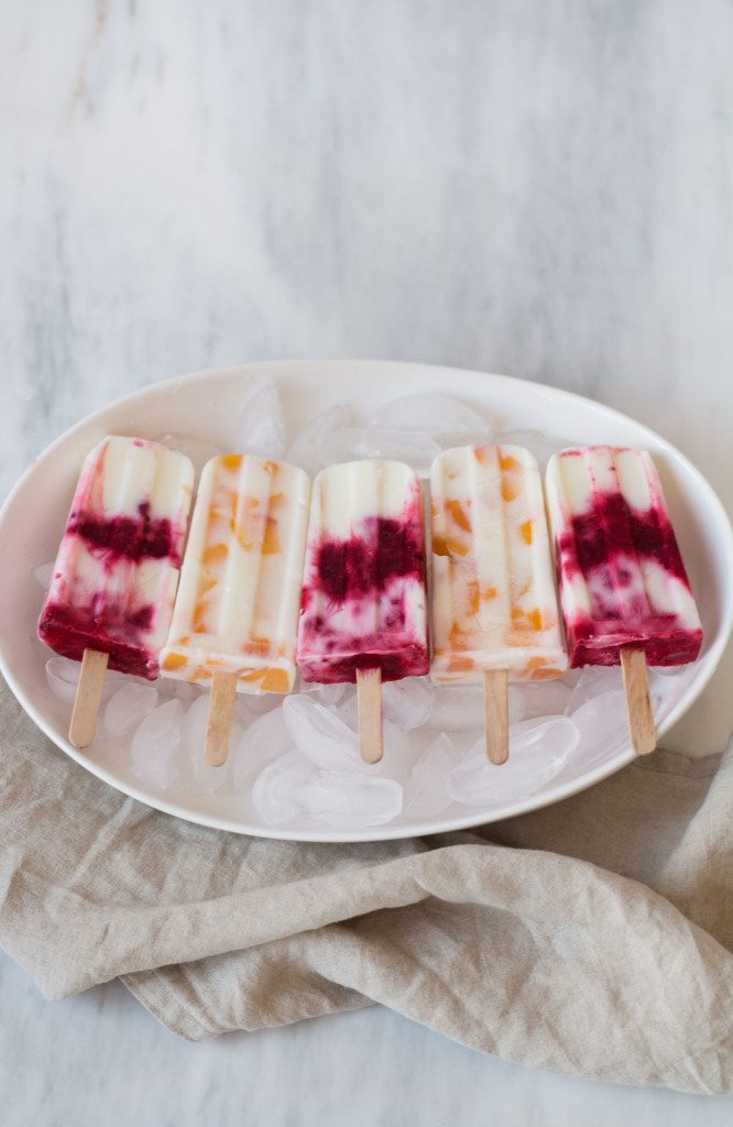 Healthy Yogurt Popsicles The Blondielocks Life + Style