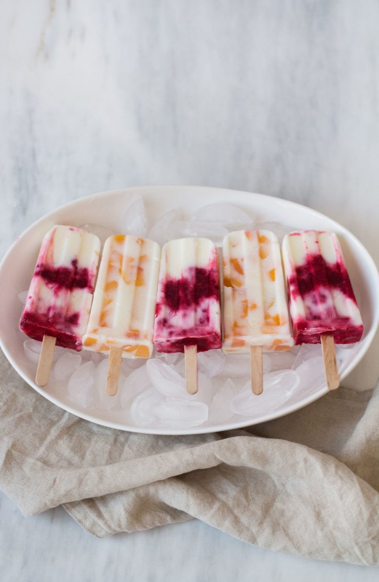 Healthy Yogurt Popsicles The Blondielocks Life + Style