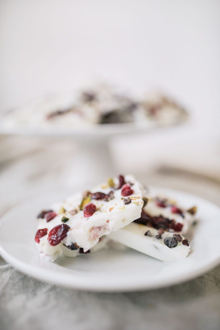 Healthy Holiday Bark The Blondielocks Life + Style