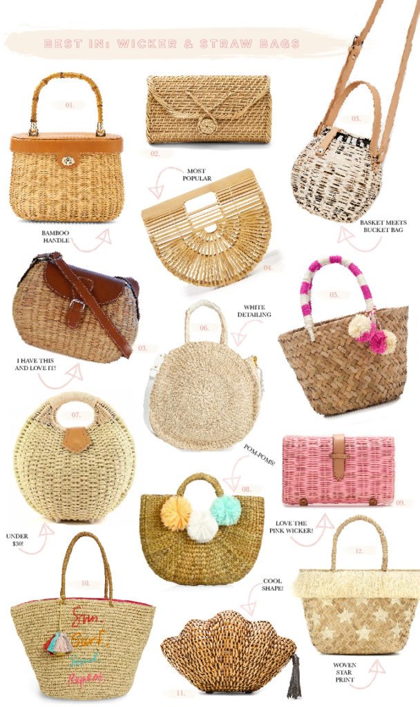 The Best Straw Bags | The Blondielocks | Life + Style