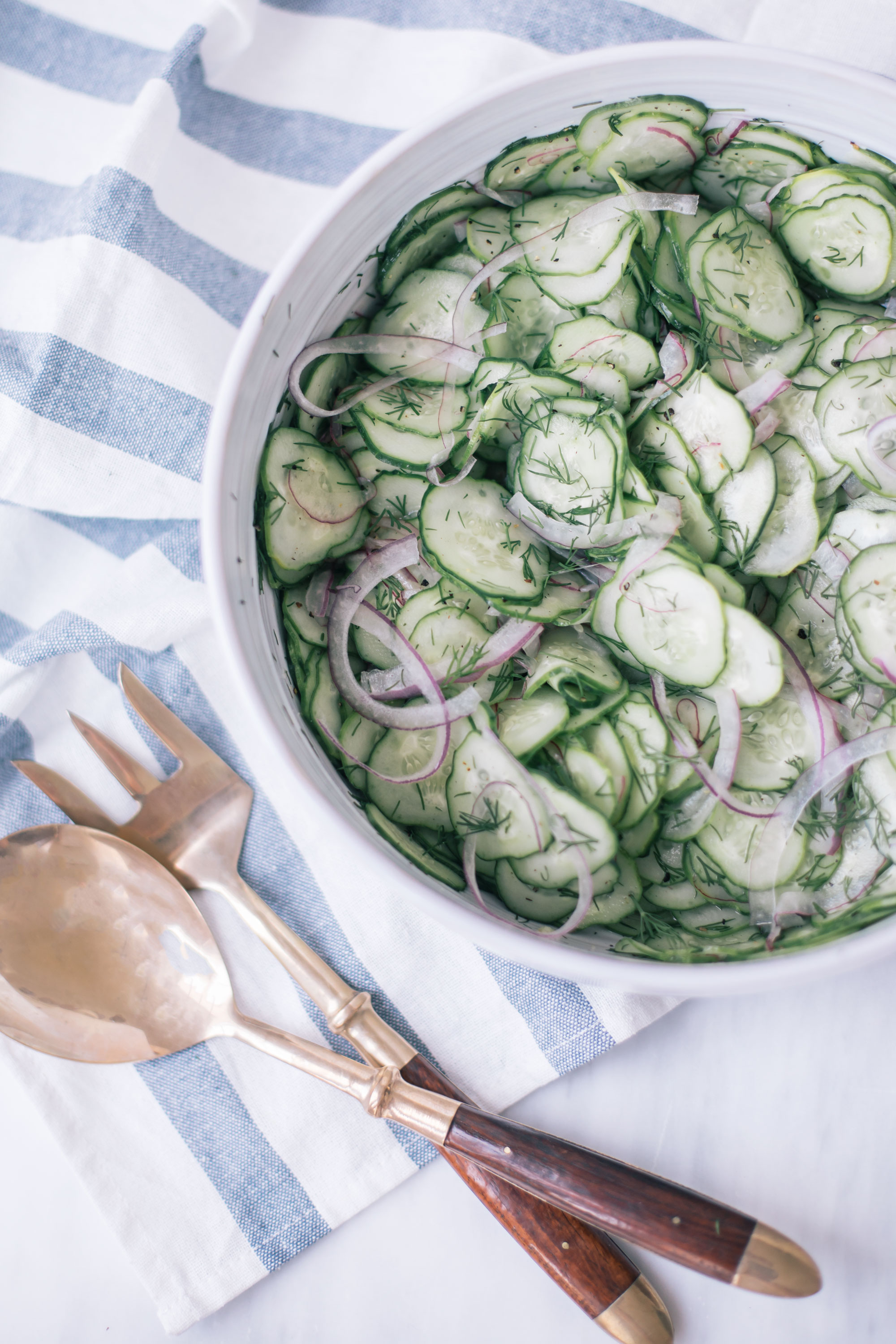 Cucumber Dill Salad | The Blondielocks | Life + Style