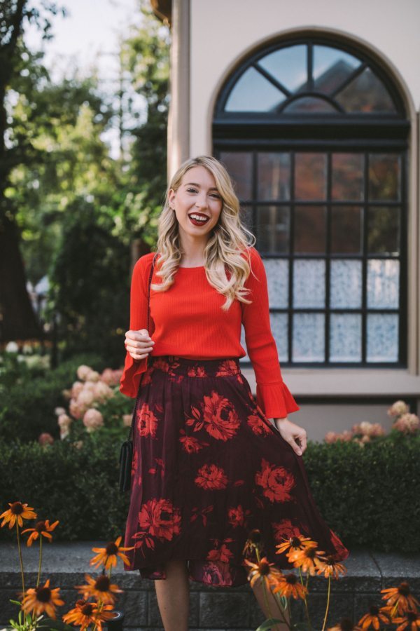 Lady In Red | The Blondielocks | Life + Style