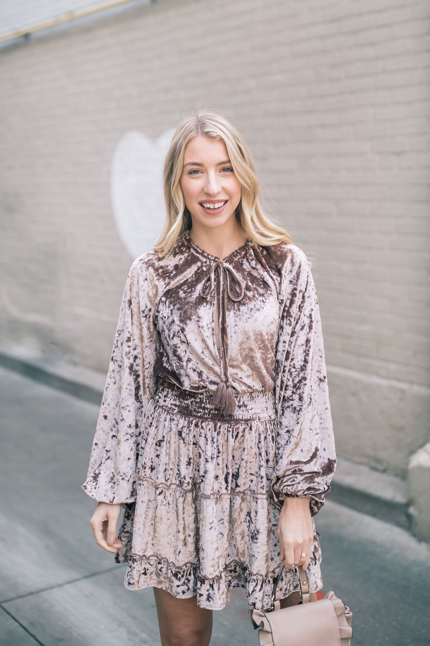 Little Velvet Dress The Blondielocks Life Style