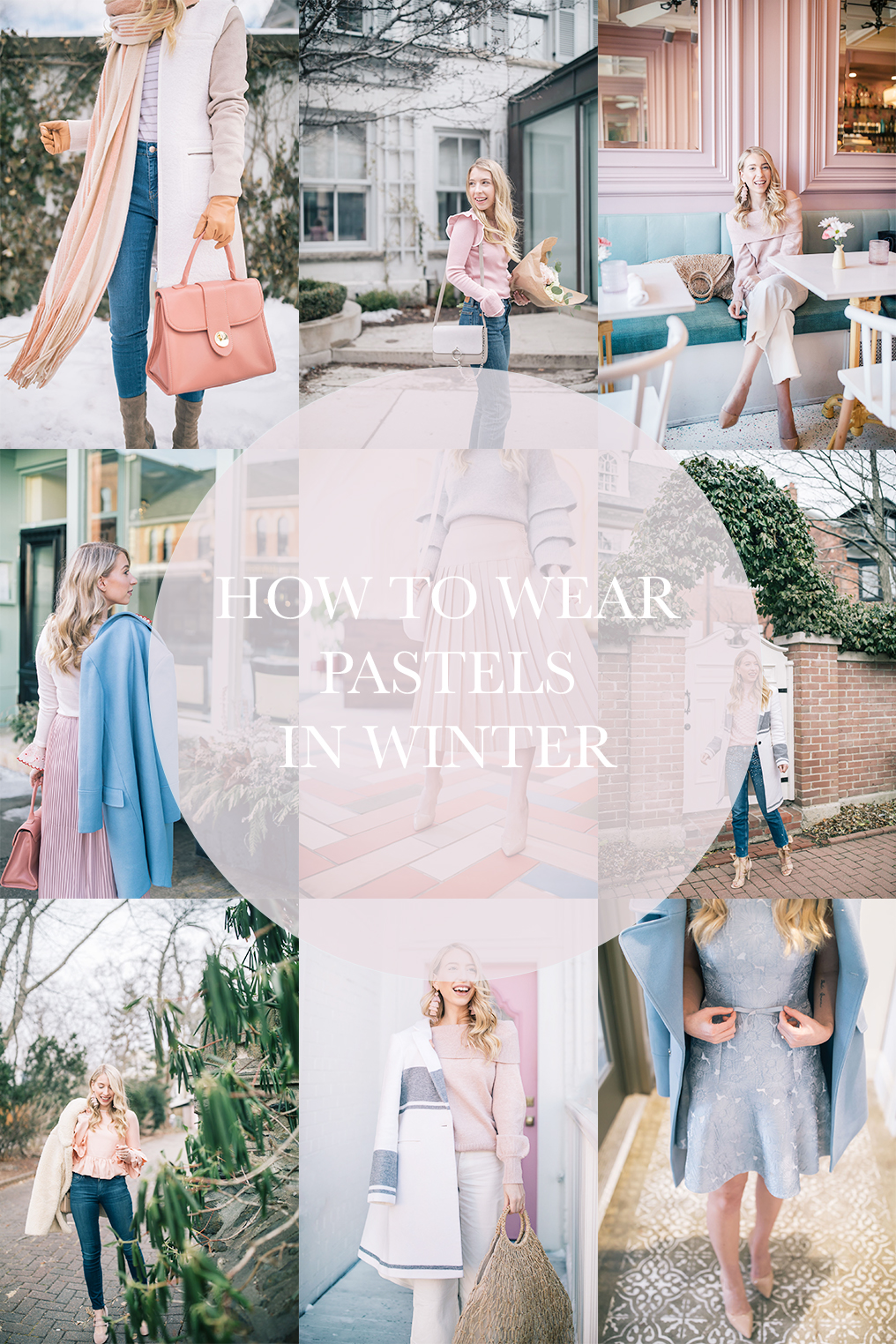 How to wear pastels in fall and winter, Christinabtv