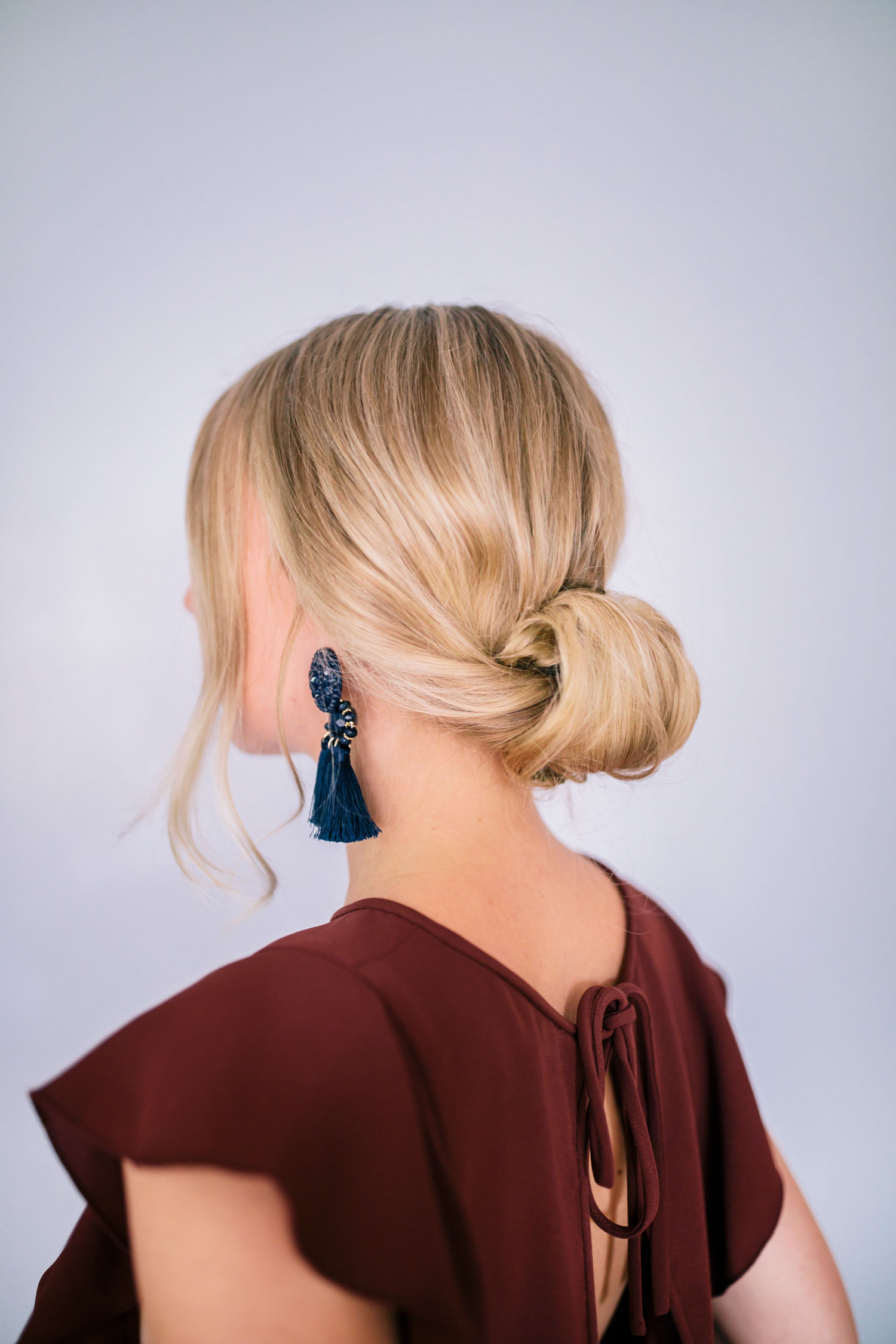 Holiday Hair Inspiration Simple and Elegant Chignon The Holiday Hair Inspiration Simple and Elegant Chignon The